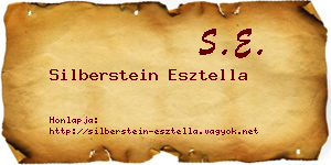 Silberstein Esztella névjegykártya
